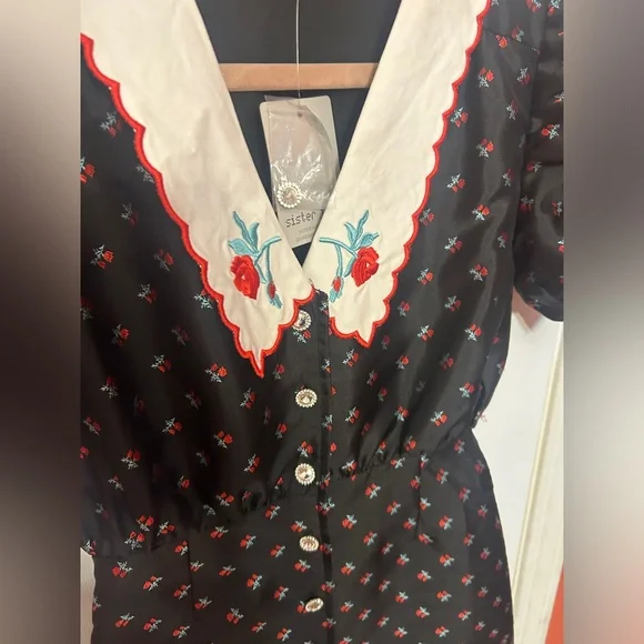 NWT Sister Jane
Courtney Jacquard Mini Dress Size XS - Picture 10 of 11